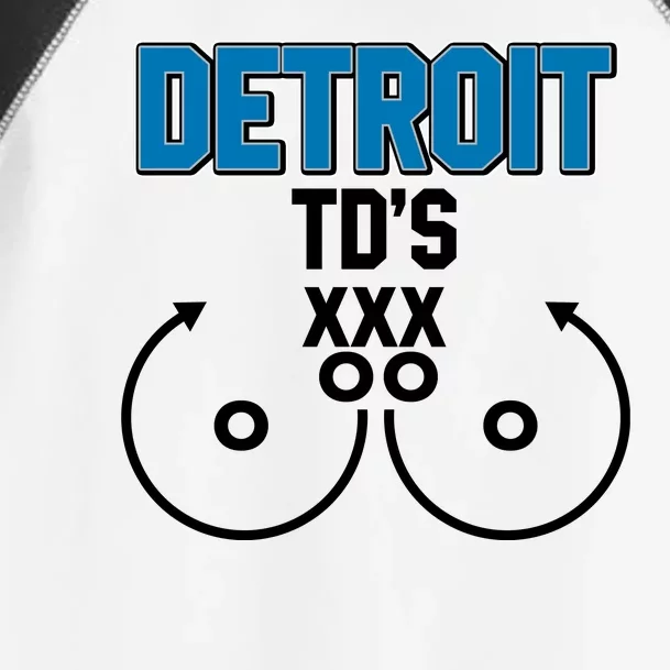 Detroit Football TD's Touchdowns Toddler Fine Jersey T-Shirt