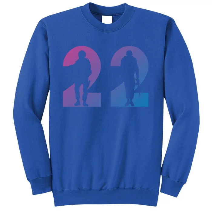 DonT Forget The 22 Usa Veteran Teal Ribbon Ptsd Awareness Gift Sweatshirt