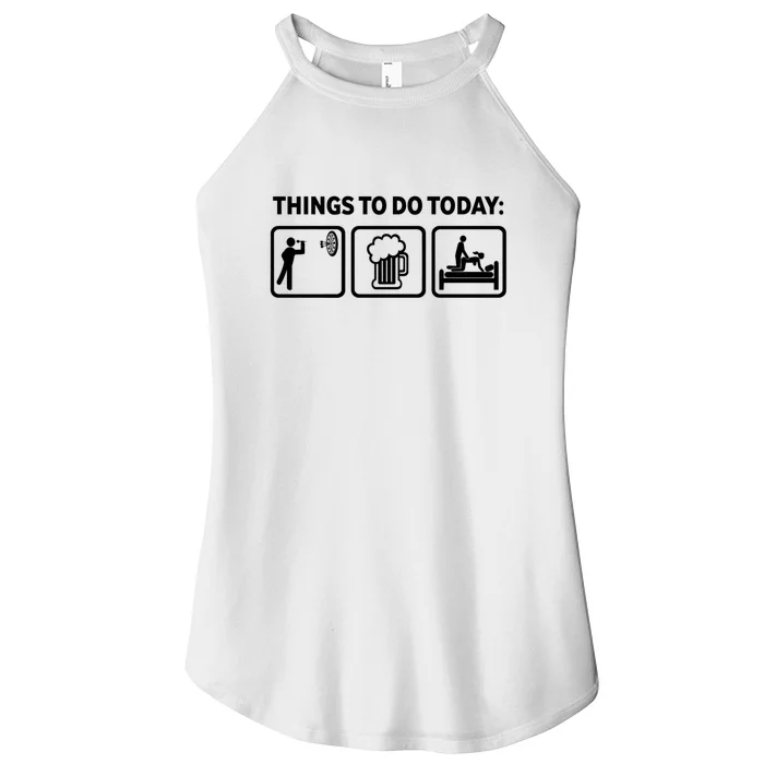 Darts Funny Things To Do Today Women’s Perfect Tri Rocker Tank