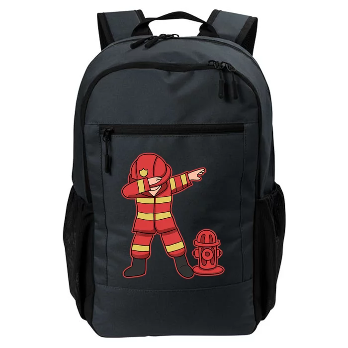 Dabbing Firefighter T Funny Dab Gift Firefighter Daily Commute Backpack