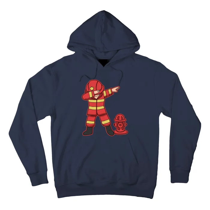 Dabbing Firefighter T Funny Dab Gift Firefighter Hoodie