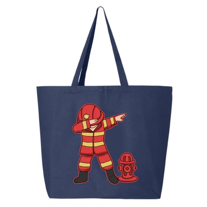 Dabbing Firefighter T Funny Dab Gift Firefighter 25L Jumbo Tote