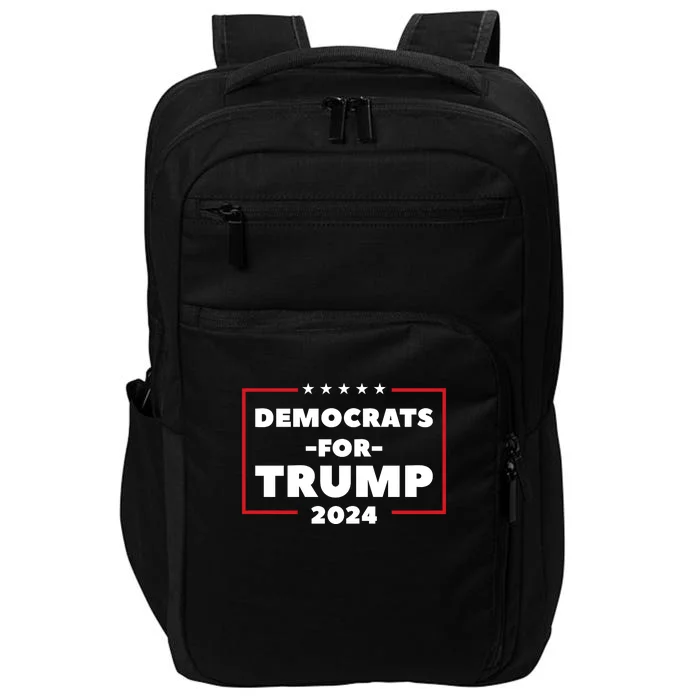 Democrats For Trump 2024 Impact Tech Backpack