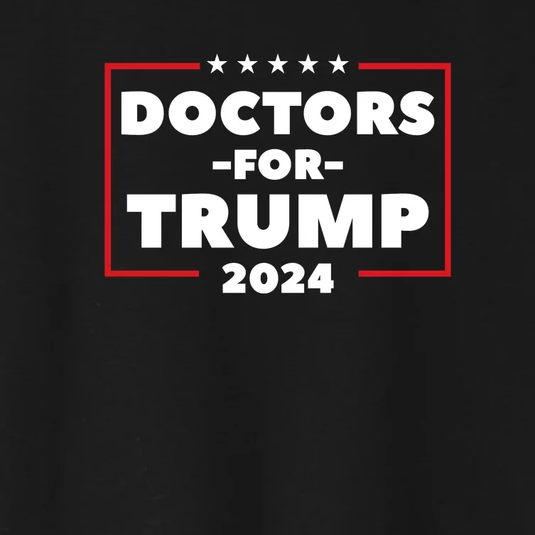 Doctors For Trump 2024 Women's Crop Top Tee