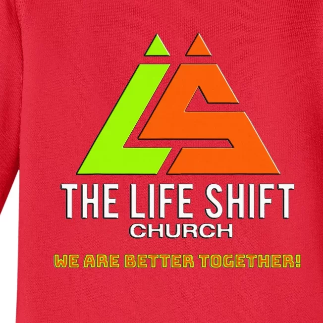 Design For The Life Shift Church Baby Long Sleeve Bodysuit