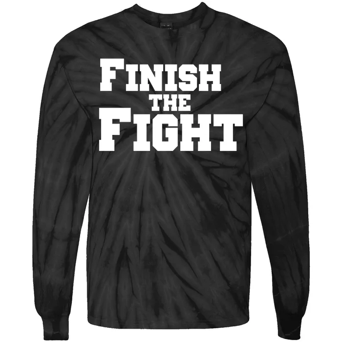 Dallas Finish The Fight Tie-Dye Long Sleeve Shirt