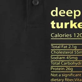 Deep Fried Turkey Nutrition Food Facts Thanksgiving Costume Dry Zone Grid Performance Polo