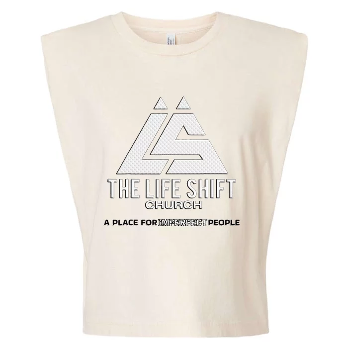 Design For The Life Shift Church Church Garment-Dyed Women's Muscle Tee