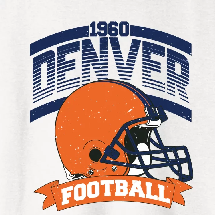 Denver Football Team Supporter Women's Crop Top Tee