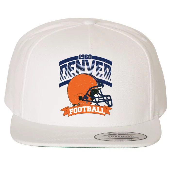 Denver Football Team Supporter Wool Snapback Cap