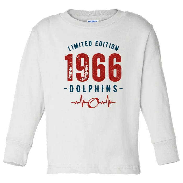 Dolphins Football Team Fan5 Gift For Miami Fan Toddler Long Sleeve Shirt