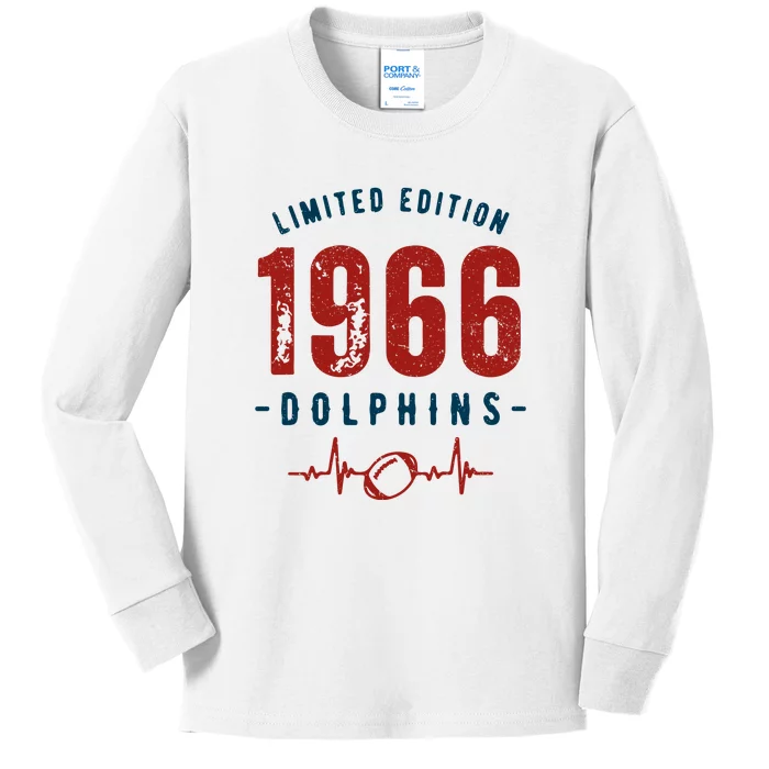 Dolphins Football Team Fan5 Gift For Miami Fan Kids Long Sleeve Shirt