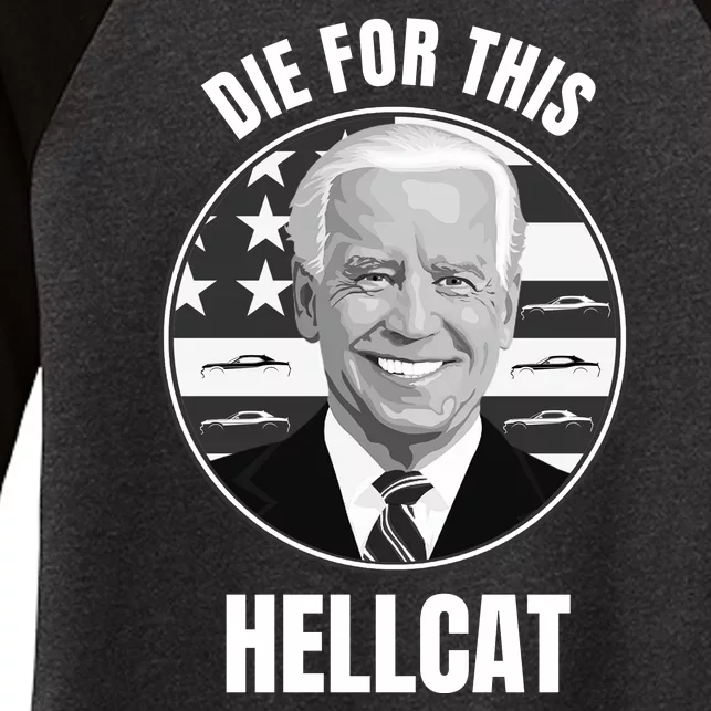 Die For This Hellcat Funny Women's Tri-Blend 3/4-Sleeve Raglan Shirt