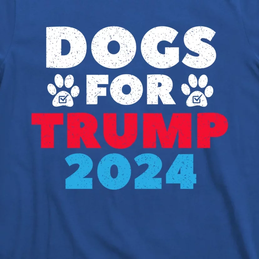 Dogs For Trump 2024 Election Gift T-Shirt