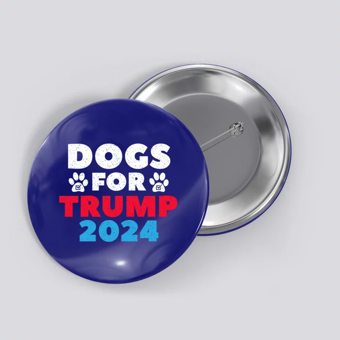 Dogs For Trump 2024 Election Gift Button