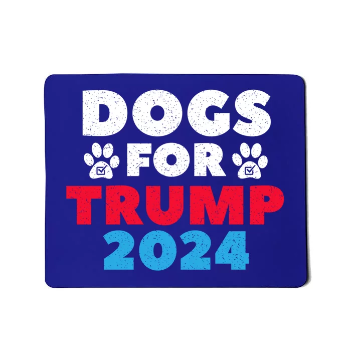 Dogs For Trump 2024 Election Gift Mousepad