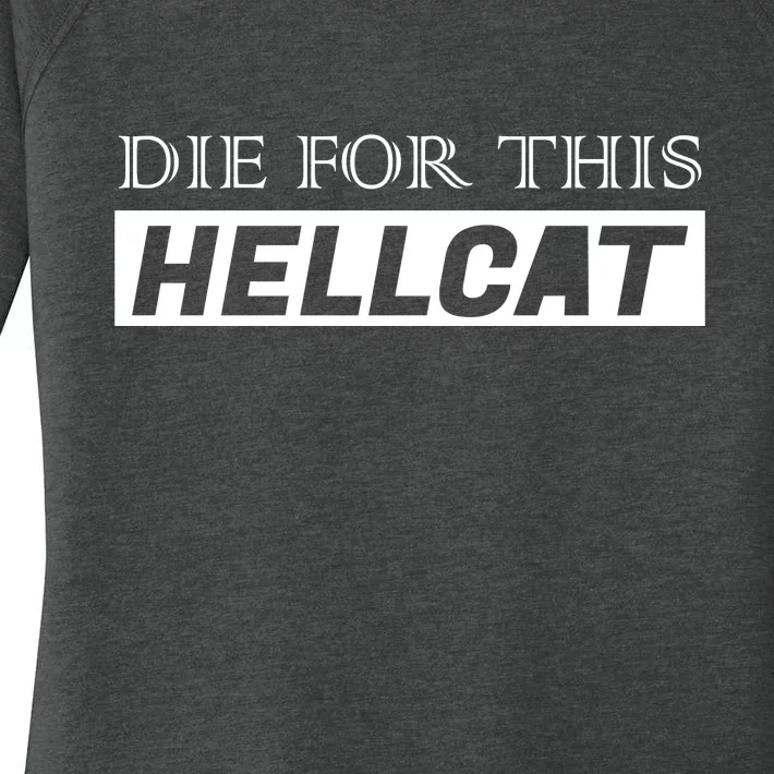 Die For This Hellcat Women's Perfect Tri Tunic Long Sleeve Shirt