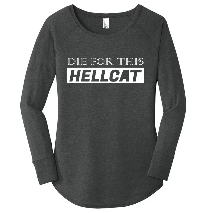 Die For This Hellcat Women's Perfect Tri Tunic Long Sleeve Shirt