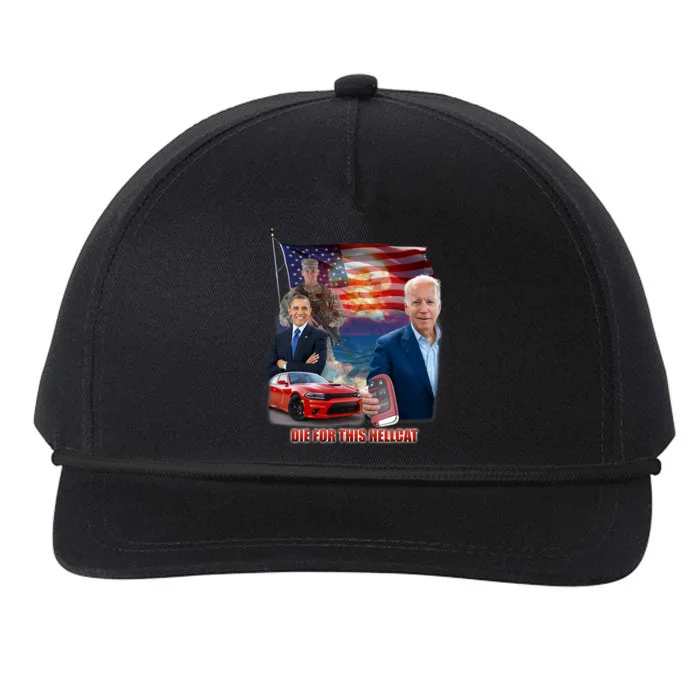 Die For This Hellcat Biden Snapback Five-Panel Rope Hat