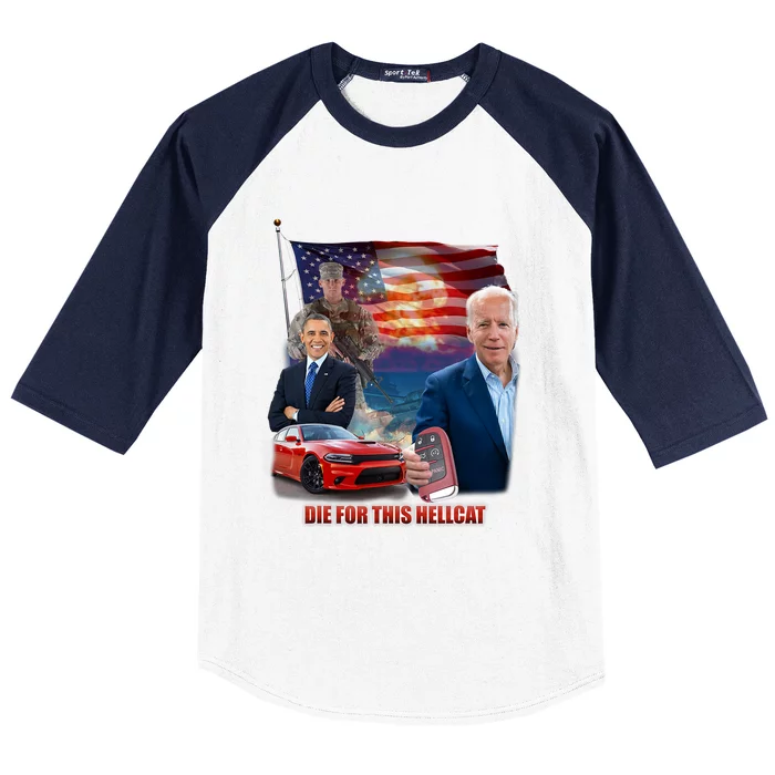 Die For This Hellcat Biden Baseball Sleeve Shirt