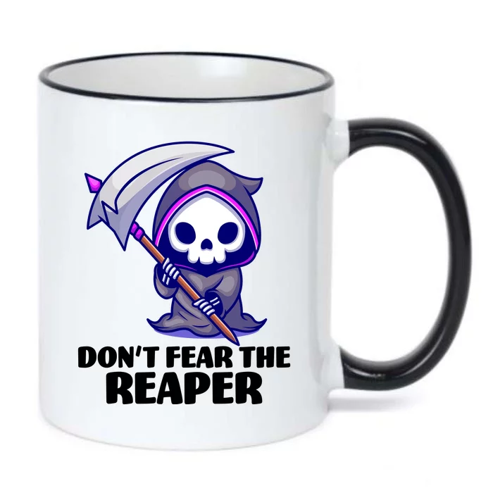 Don't Fear The Reaper Cute Chibi Reaper Black Color Changing Mug