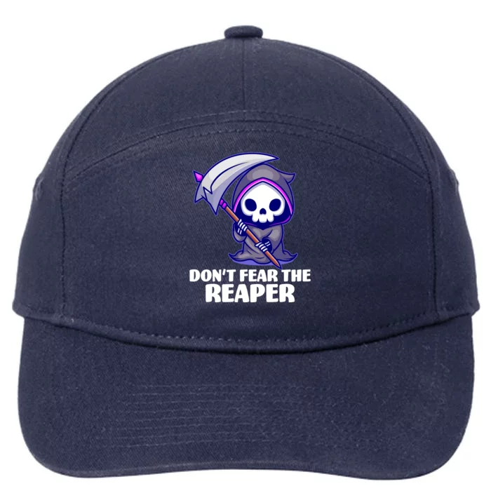 Don't Fear The Reaper Cute Chibi Reaper 7-Panel Snapback Hat