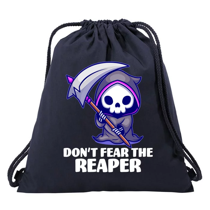 Don't Fear The Reaper Cute Chibi Reaper Drawstring Bag