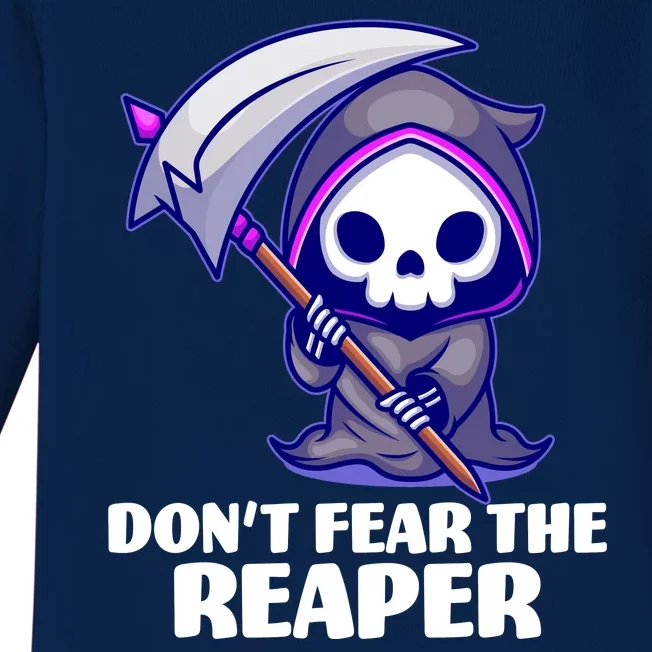 Don't Fear The Reaper Cute Chibi Reaper Baby Long Sleeve Bodysuit