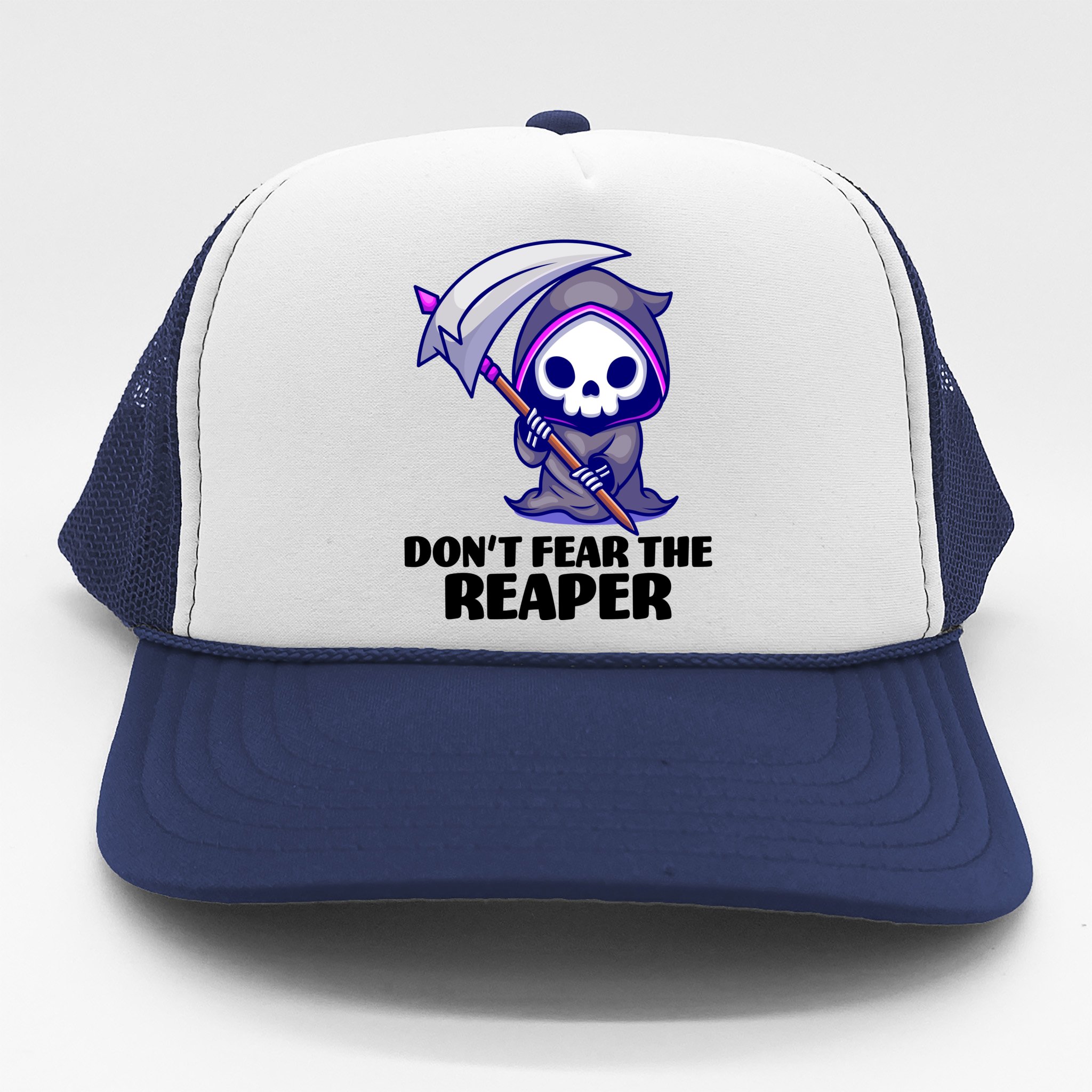 Don't Fear The Reaper Cute Chibi Reaper Trucker Hat