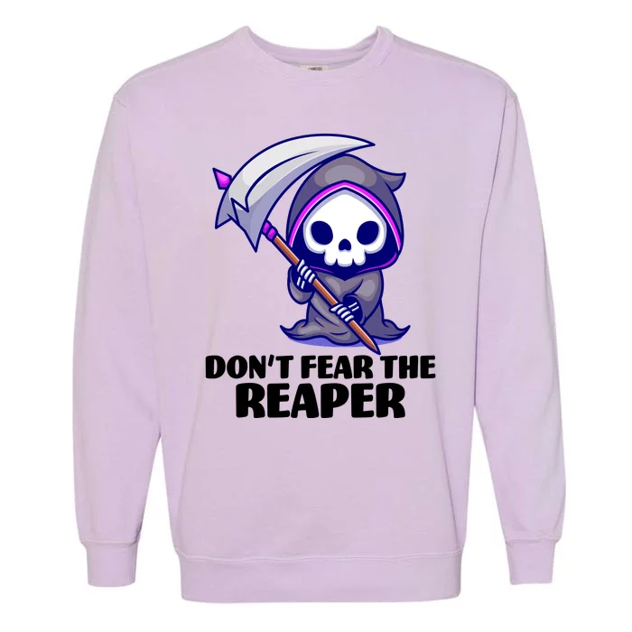 Don't Fear The Reaper Cute Chibi Reaper Garment-Dyed Sweatshirt