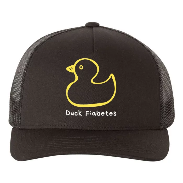 Duck Fiabetes Type 1 Diabetes sucks Yupoong Adult 5-Panel Trucker Hat