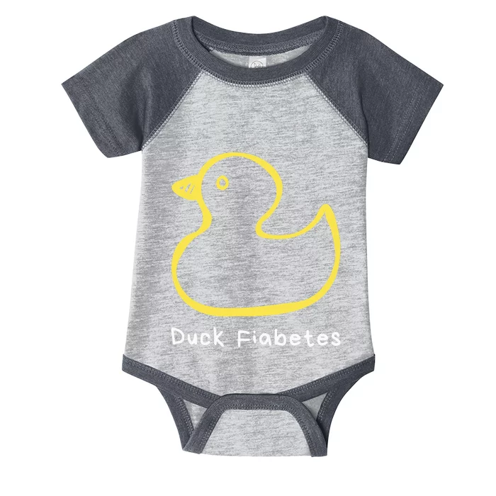 Duck Fiabetes Type 1 Diabetes sucks Infant Baby Jersey Bodysuit