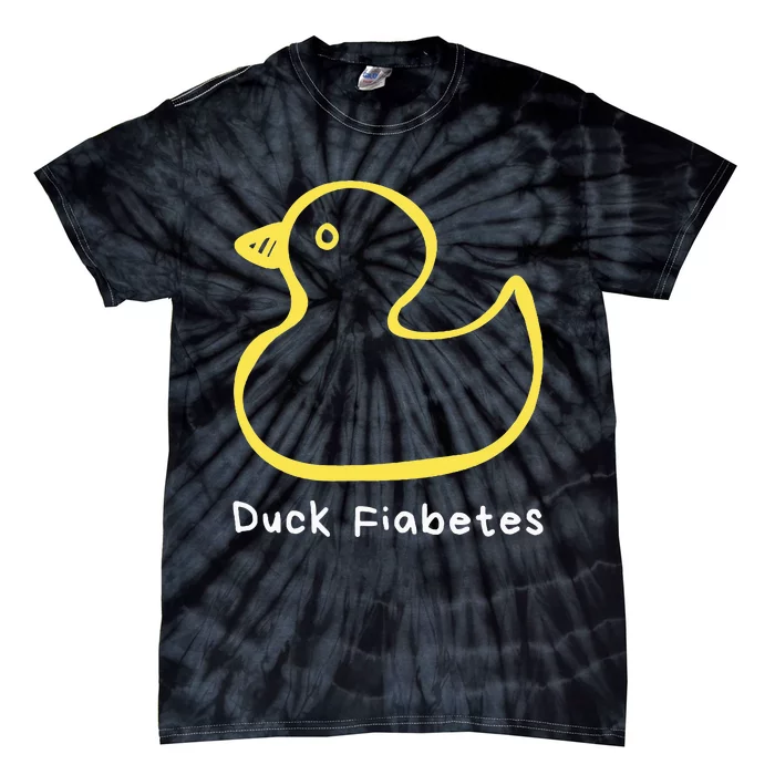 Duck Fiabetes Type 1 Diabetes sucks Tie-Dye T-Shirt