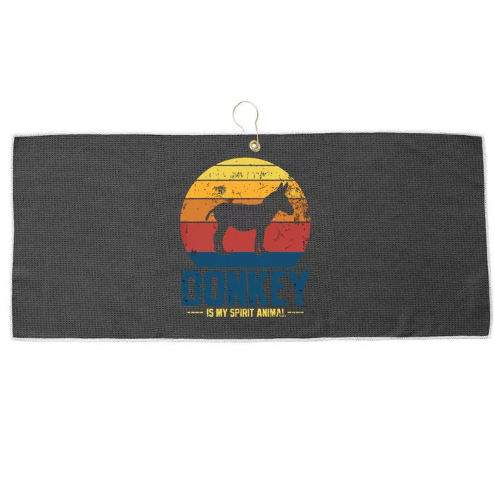 Donkey Farmer Vintage Large Microfiber Waffle Golf Towel