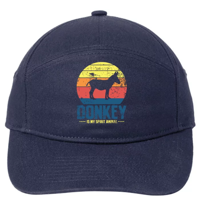 Donkey Farmer Vintage 7-Panel Snapback Hat