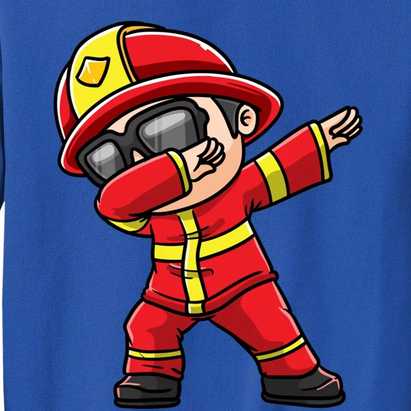 Dabbing Fire With Sunglasses Firefighter Fire Great Gift Tall Sweatshirt