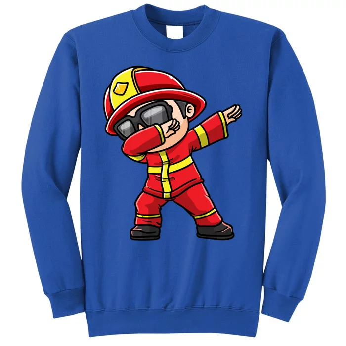 Dabbing Fire With Sunglasses Firefighter Fire Great Gift Tall Sweatshirt