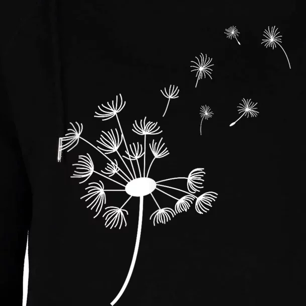 Dandelion For Women Graphic Womens Funnel Neck Pullover Hood