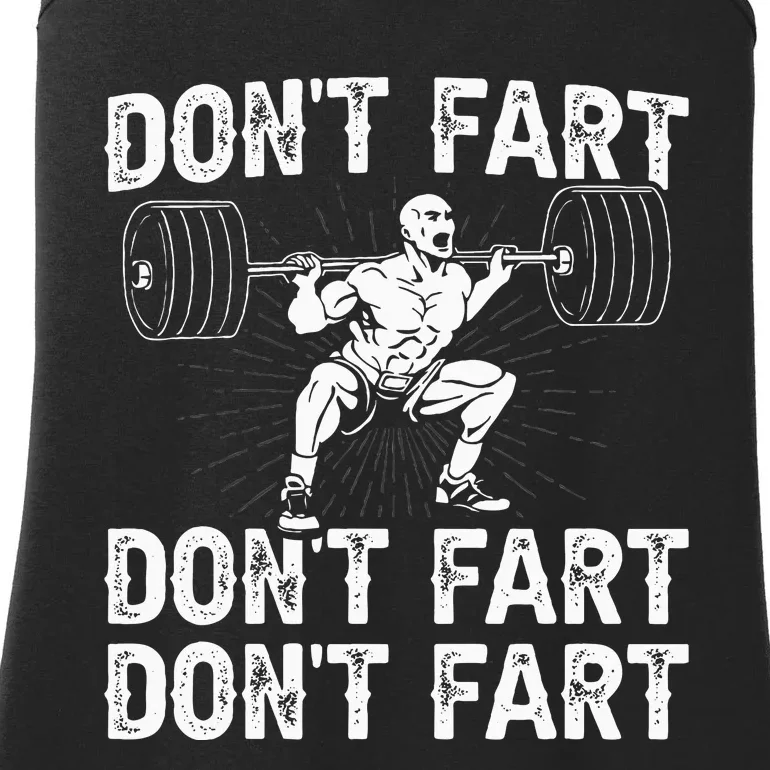 Dont Fart Weight Lifting Powerlifting Gym Ladies Essential Tank