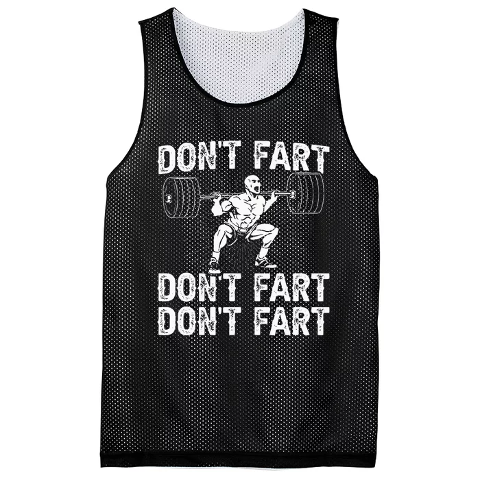 Dont Fart Weight Lifting Powerlifting Gym Mesh Reversible Basketball Jersey Tank