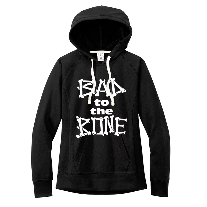 Dominic Fike Wearing Bad To The Bone Women's Fleece Hoodie