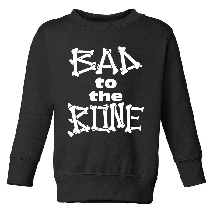 Dominic Fike Wearing Bad To The Bone Toddler Sweatshirt