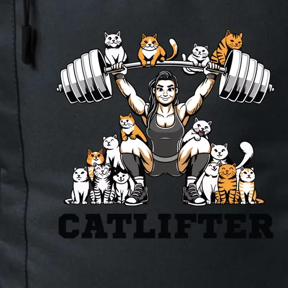 Deadlifter Fitness Workout Bodybuilder Deadlifting Cat Cute Gift Daily Commute Backpack