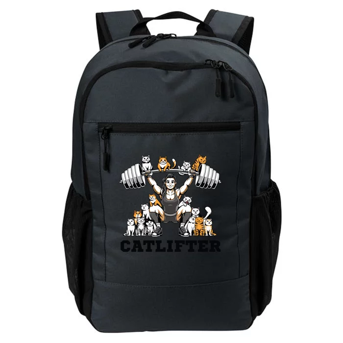 Deadlifter Fitness Workout Bodybuilder Deadlifting Cat Cute Gift Daily Commute Backpack