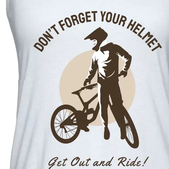 Dont Forget Your Helmet Ladies Essential Flowy Tank