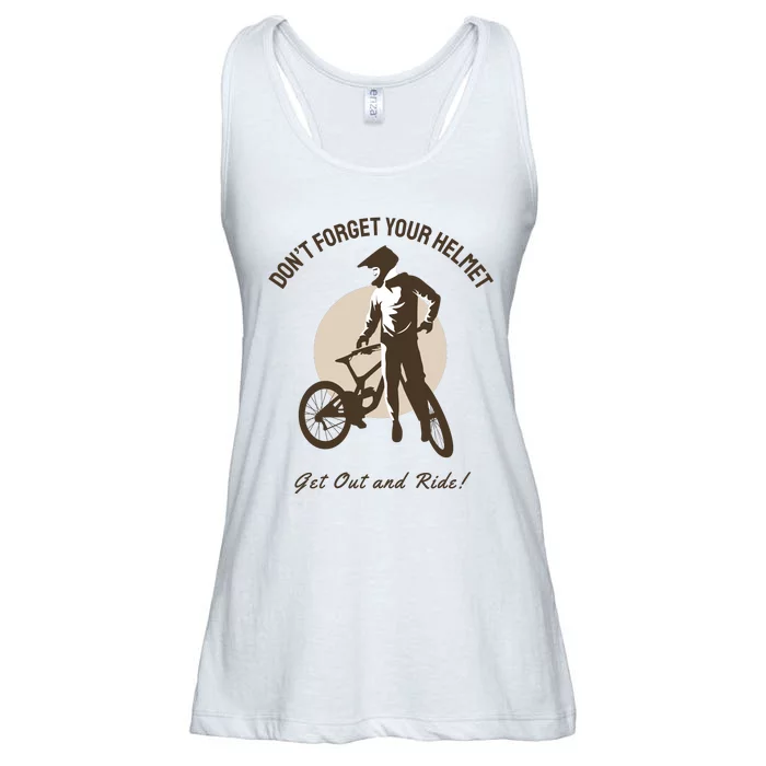 Dont Forget Your Helmet Ladies Essential Flowy Tank