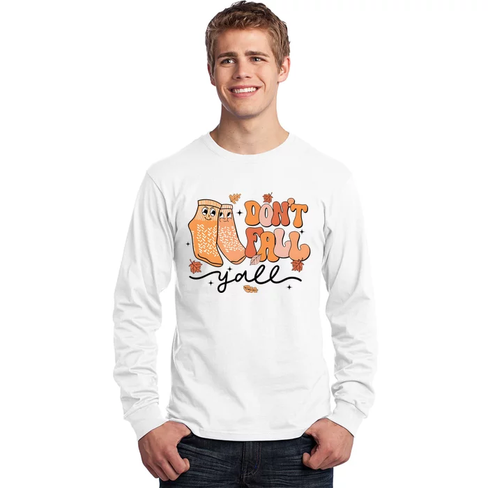 DonT Fall Y All Funny Vintage Autumn Season Long Sleeve Shirt