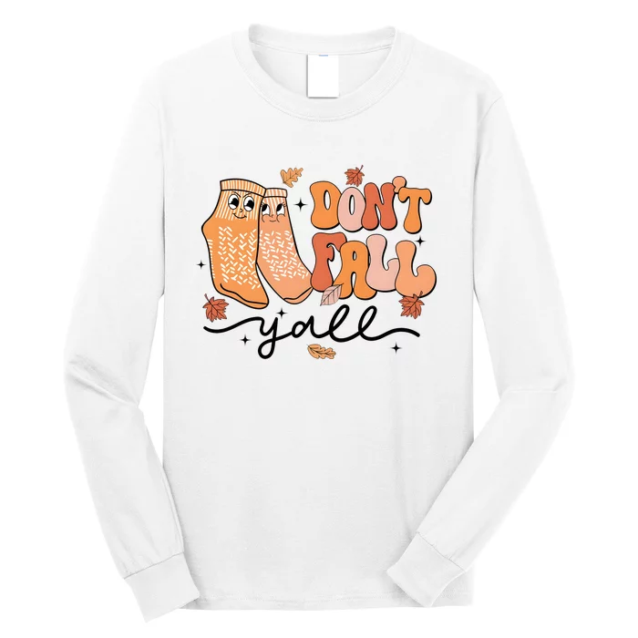 DonT Fall Y All Funny Vintage Autumn Season Long Sleeve Shirt