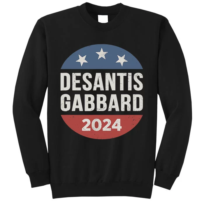 DeSantis Gabbard 2024 President Election Republican Ticket Tall Sweatshirt