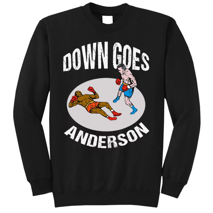 DOWN GOES ANDERSON Knockout Punch Sweatshirt